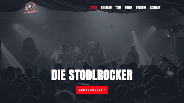 Website von Die Stodlrocker